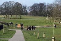 Redwood School taking part in an Orienteering session in the park on our Open Day 21st March 2018